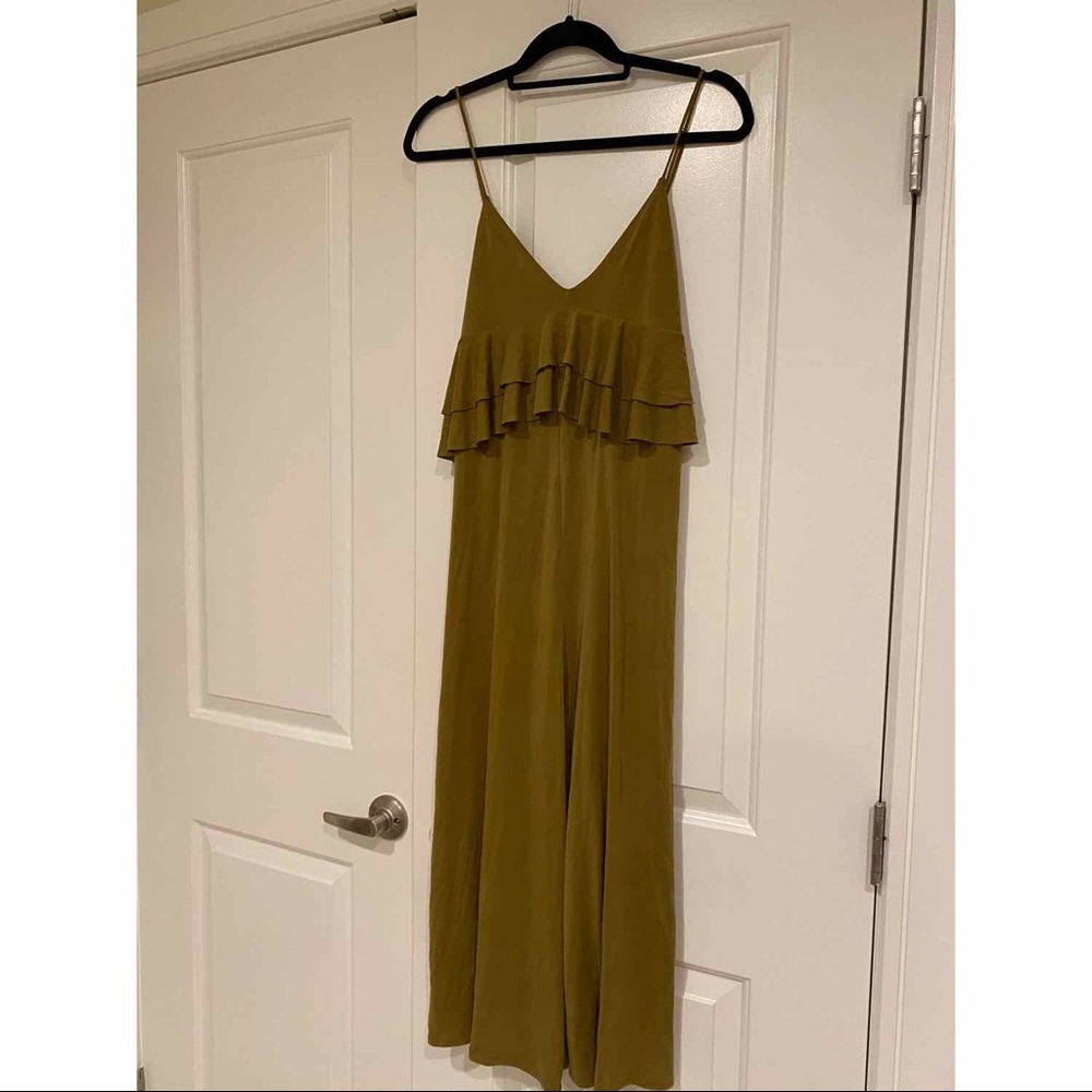 Ruffle Culotte Jumpsuit